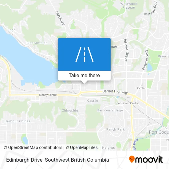 Edinburgh Drive map