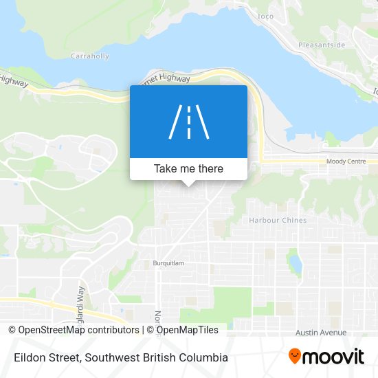 Eildon Street map