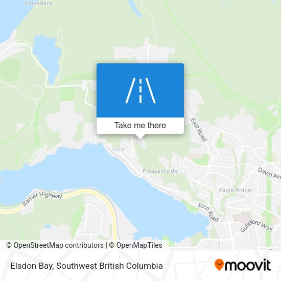 Elsdon Bay map