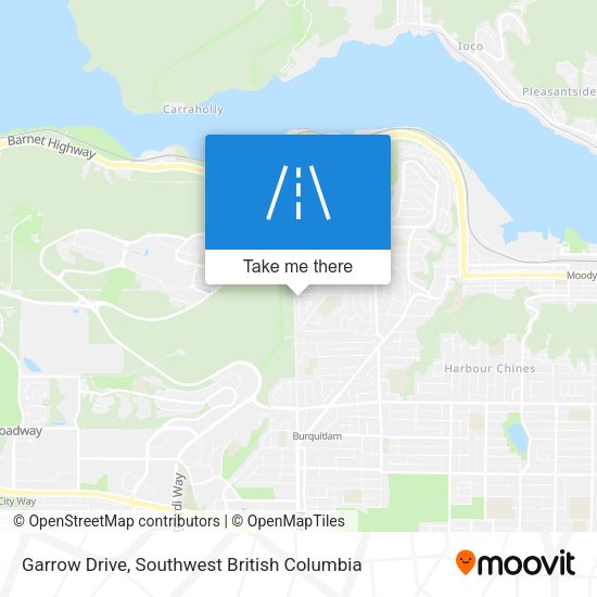Garrow Drive map