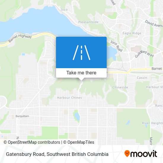 Gatensbury Road map
