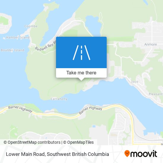 Lower Main Road map