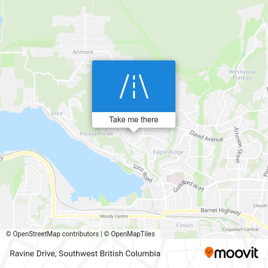 Ravine Drive map