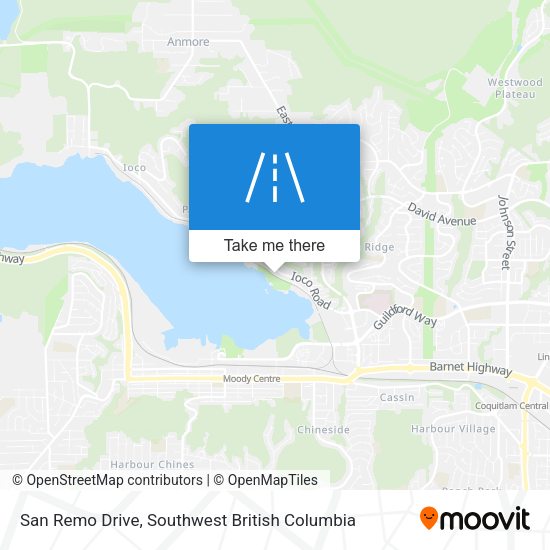 San Remo Drive map