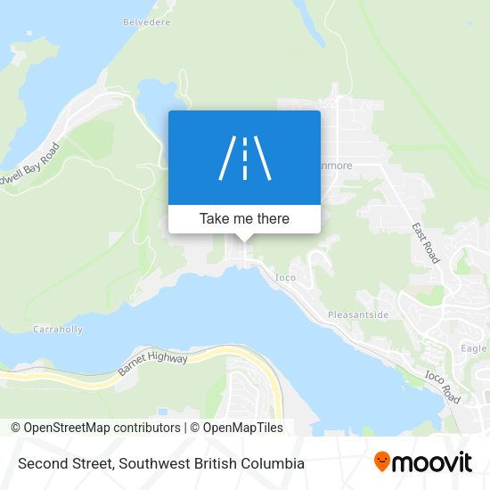 Second Street map