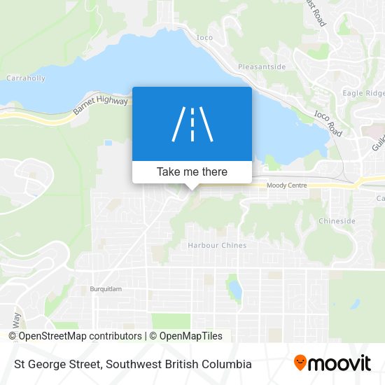 St George Street map