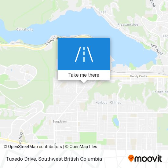Tuxedo Drive map