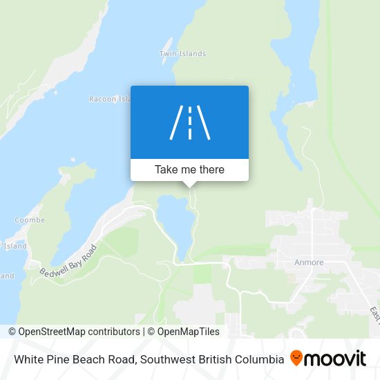 White Pine Beach Road plan