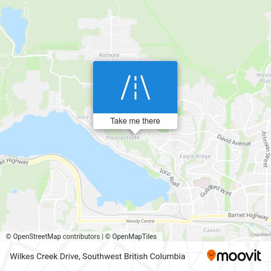 Wilkes Creek Drive map