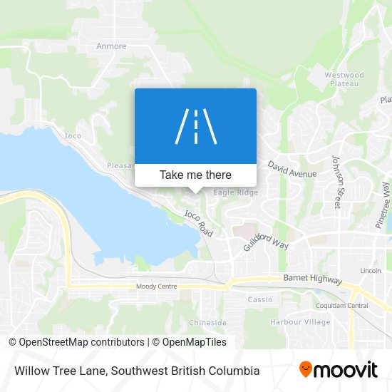 Willow Tree Lane map