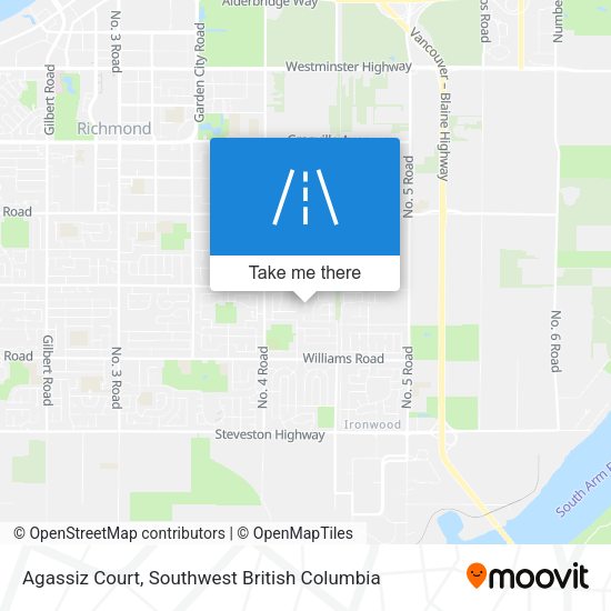Agassiz Court map