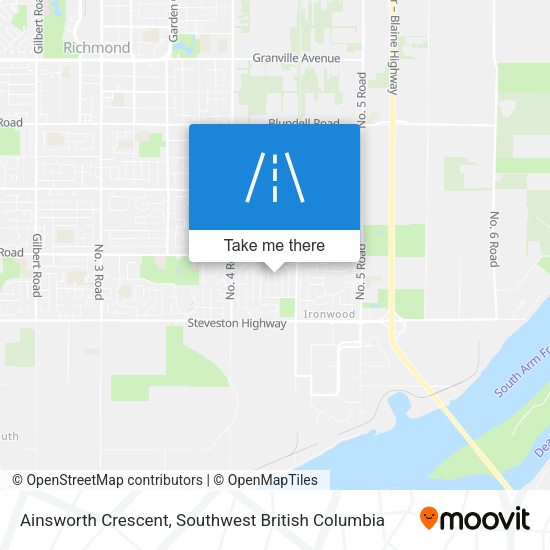Ainsworth Crescent map
