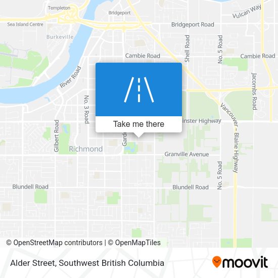 Alder Street map