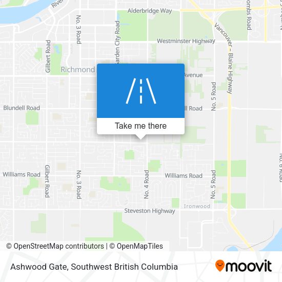 Ashwood Gate map