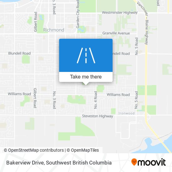 Bakerview Drive map