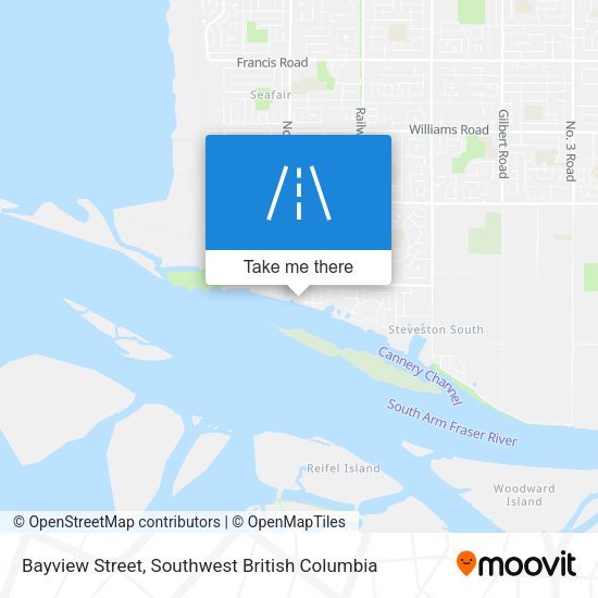 Bayview Street map