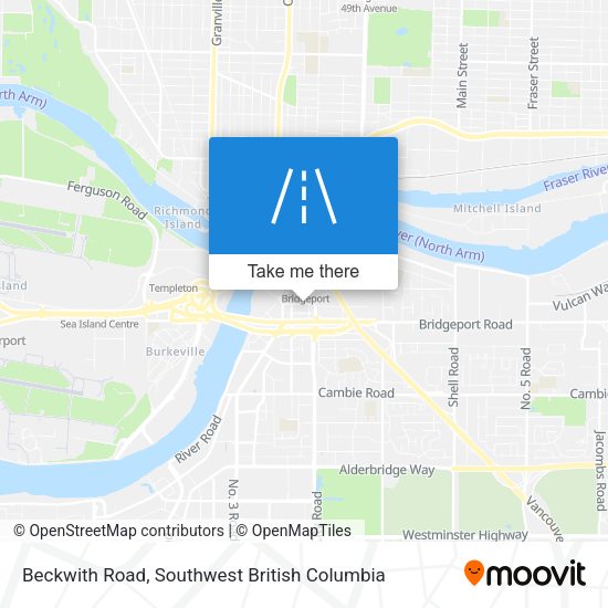 Beckwith Road map
