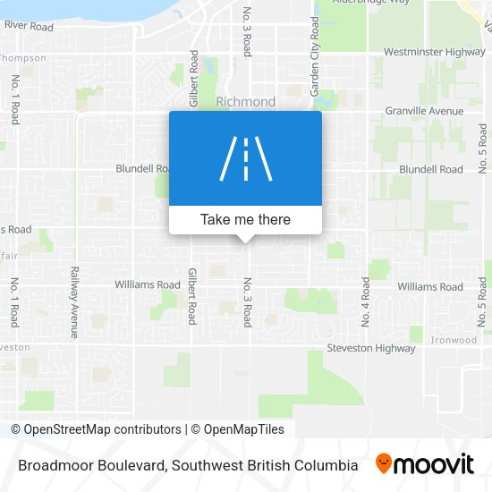 Broadmoor Boulevard map