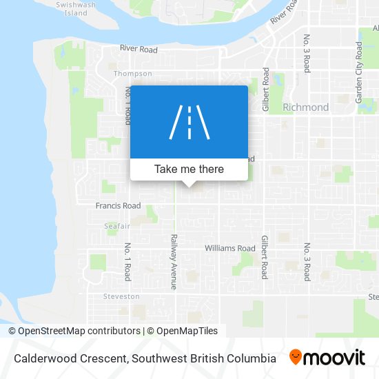 Calderwood Crescent map