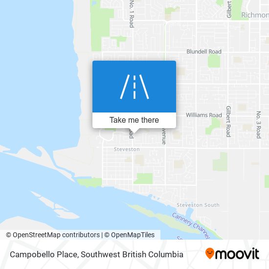 Campobello Place map