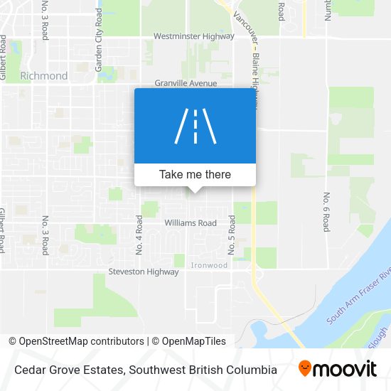 Cedar Grove Estates plan