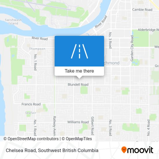 Chelsea Road map