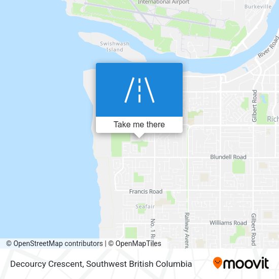 Decourcy Crescent map