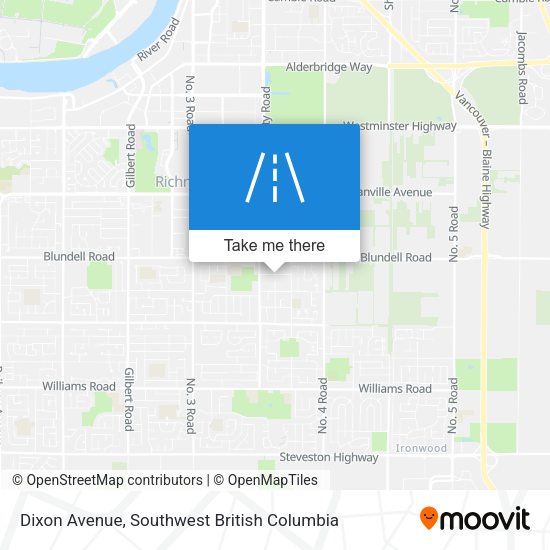 Dixon Avenue map