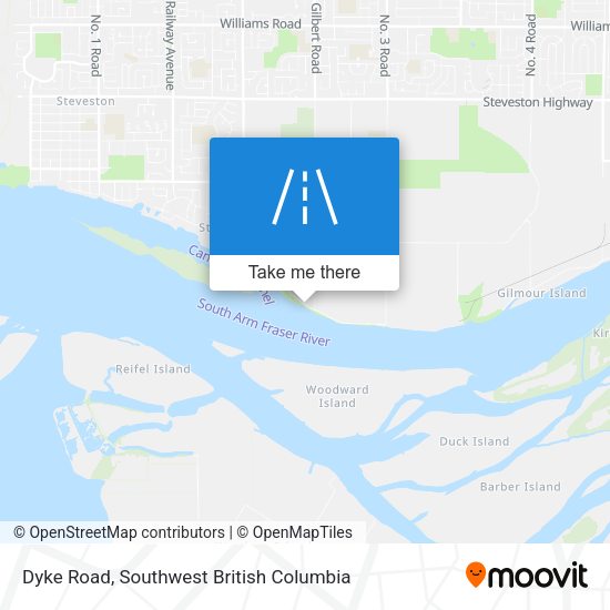 Dyke Road map