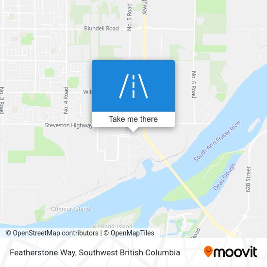 Featherstone Way map