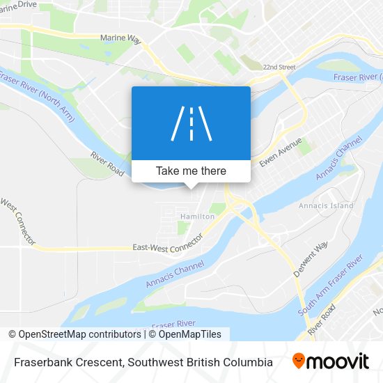Fraserbank Crescent map