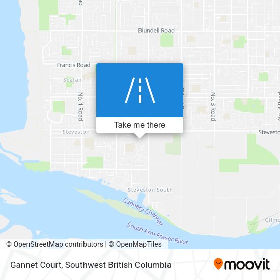 Gannet Court map