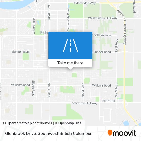 Glenbrook Drive map