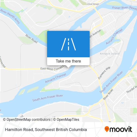 Hamilton Road map