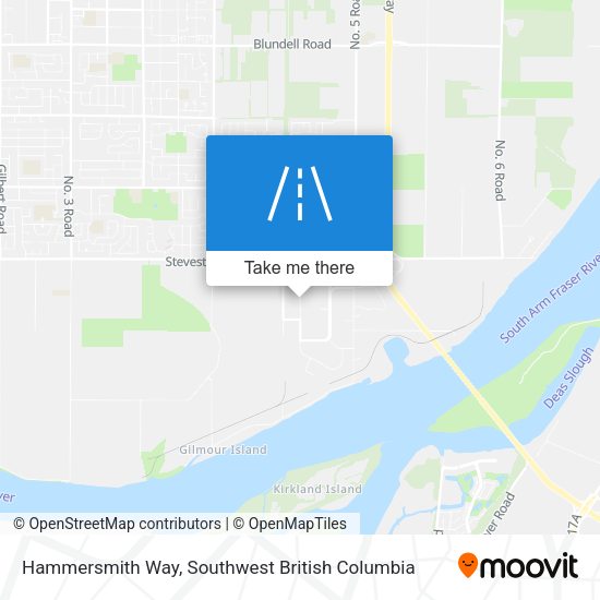Hammersmith Way map