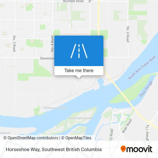 Horseshoe Way map