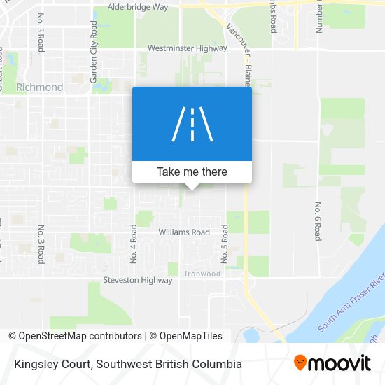 Kingsley Court map