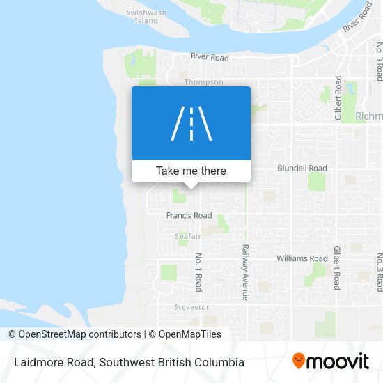Laidmore Road map