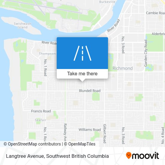 Langtree Avenue map
