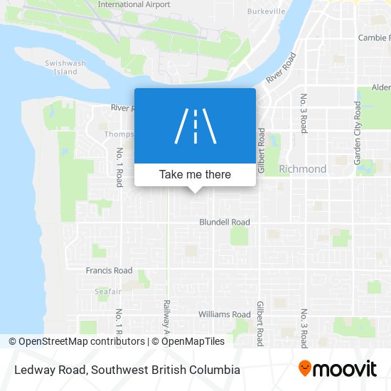 Ledway Road map