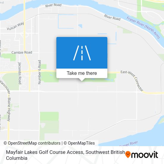 Mayfair Lakes Golf Course Access plan