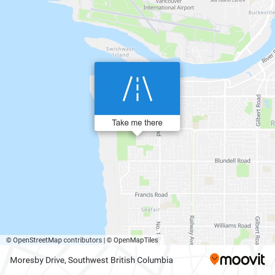 Moresby Drive map