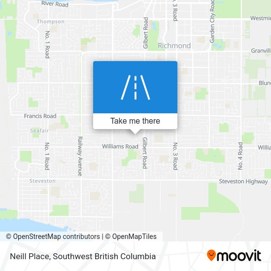 Neill Place map