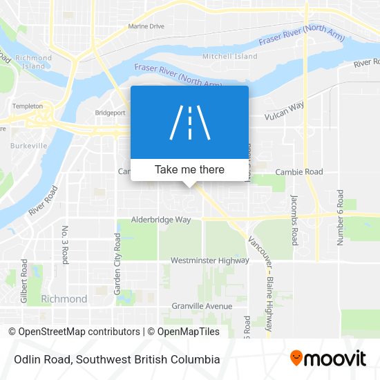Odlin Road map