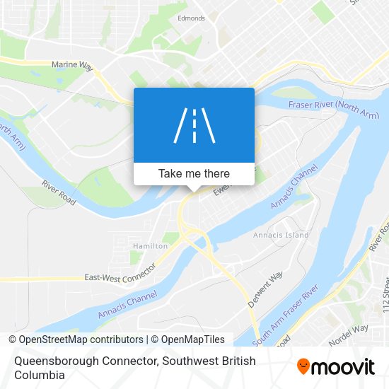 Queensborough Connector map