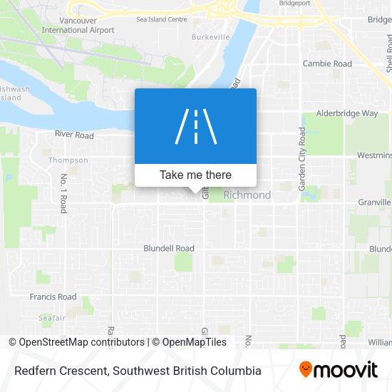 Redfern Crescent map