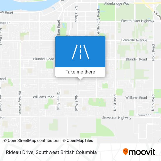 Rideau Drive map