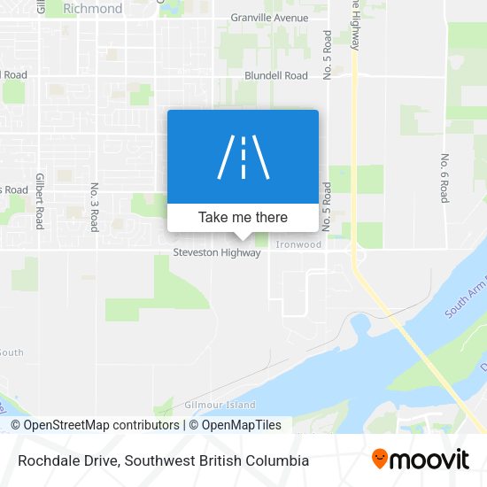 Rochdale Drive map
