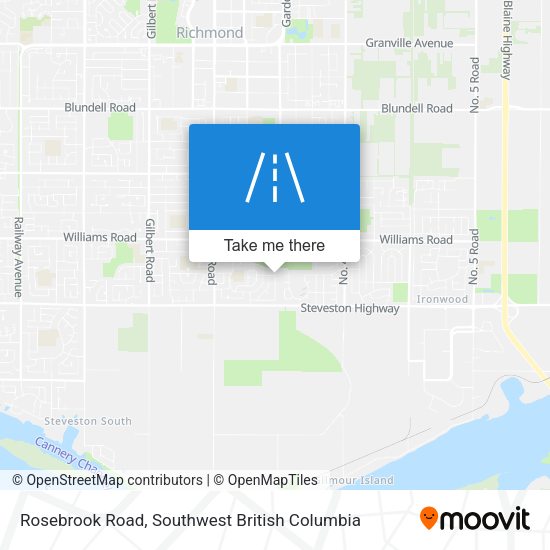 Rosebrook Road plan