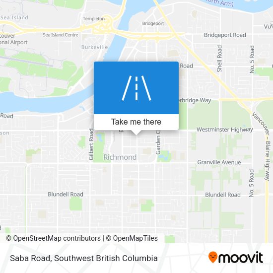 Saba Road map